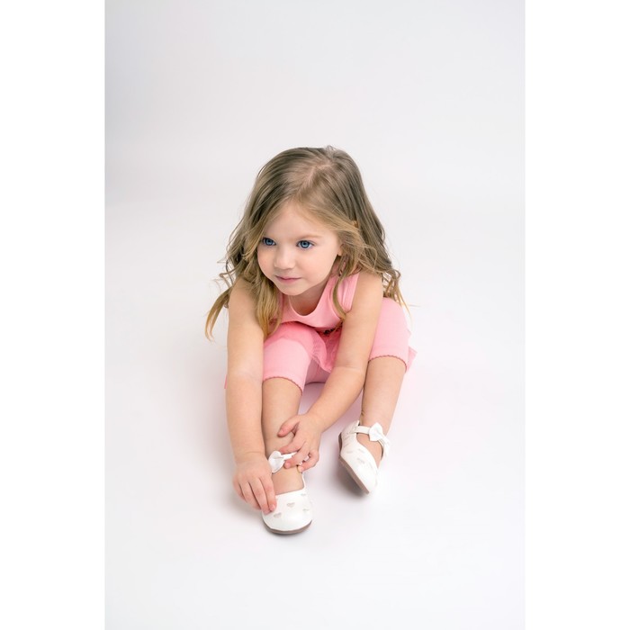 фото Леггинсы розовые 3/4 с юбочкой, рост 74 см playtoday