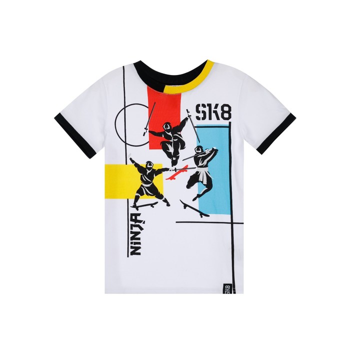 фото Футболка для мальчика, рост 110 см playtoday