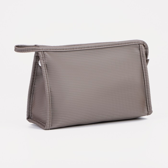 фото Косметичка ^ l-1150, 22*8*14, отд на молнии, с ручкой, коричневый