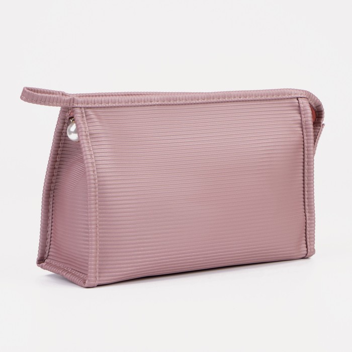 фото Косметичка ^ l-1150, 22*8*14, отд на молнии, с ручкой, розовый