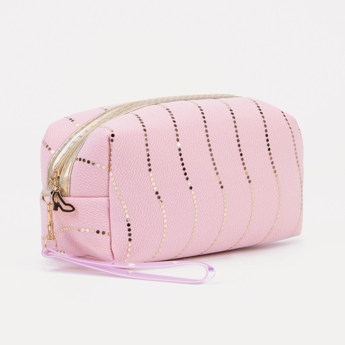 фото Косметичка дор l-12058-54, 19*9*10, отд на молнии, с ручкой, розовый