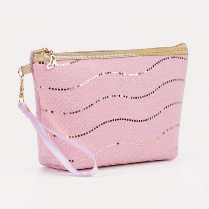 фото Косметичка дор l-12058-54, 19*9*10, отд на молнии, с ручкой, розовый