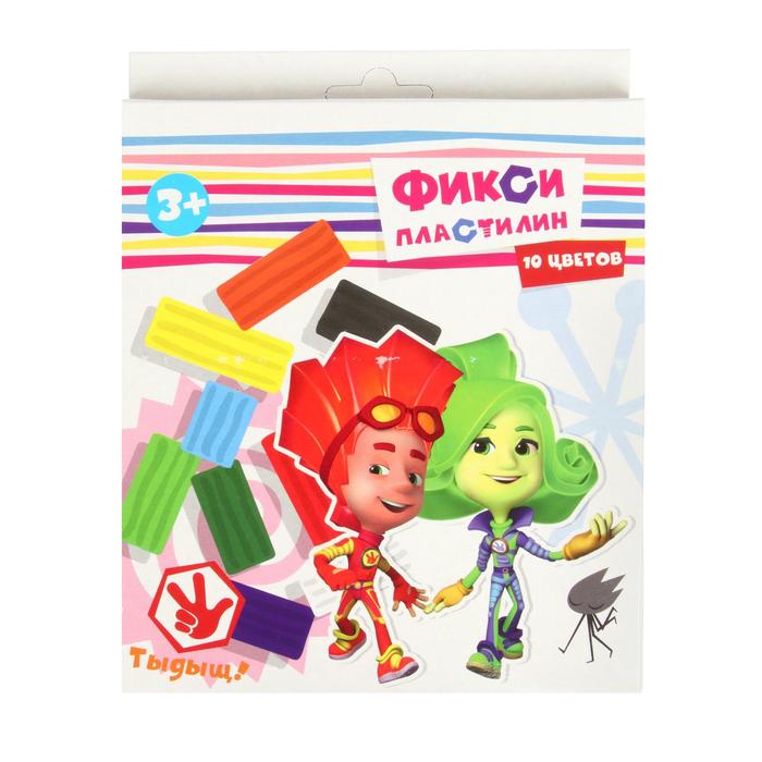 Пластилин 10 цветов 200 г "Фиксики", пластиковый стек
Пластилин 10 цветов 200 г "Фиксики", пластиковый стек