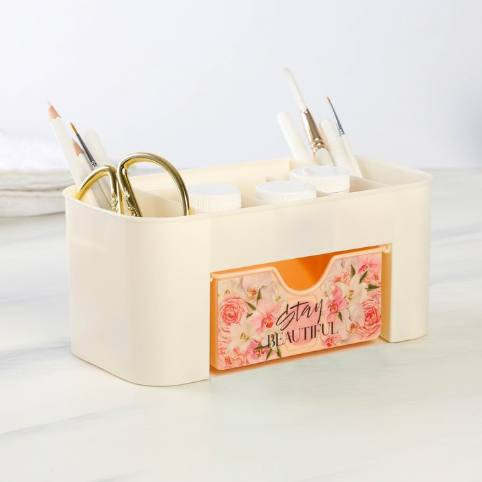 фото Органайзер настольный "stay beautiful", 21 х 11 х 10,5 см