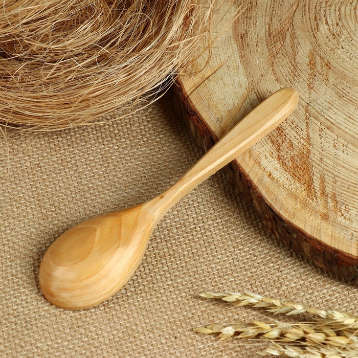 фото Ложка десертная, можжевельник, 17,5 см,