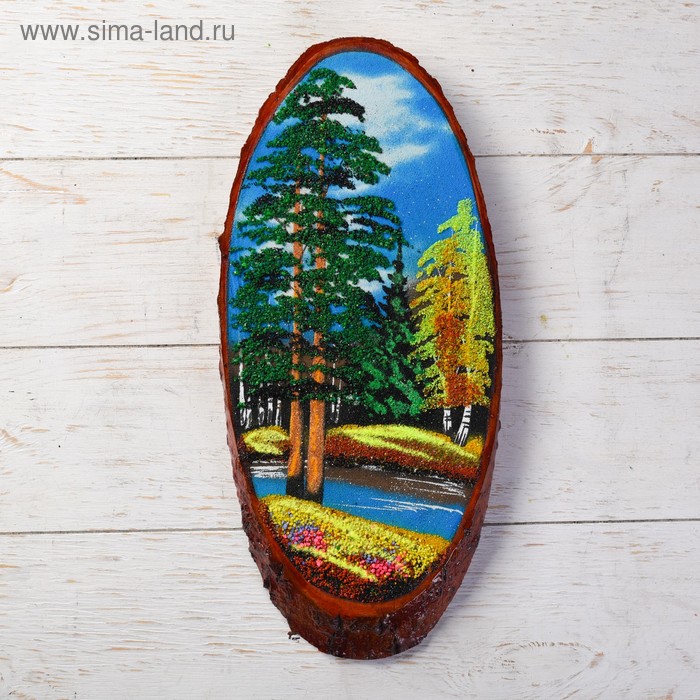 Панно на спиле "Осень", 40 см, каменная крошка, вертикальное, микс
Панно на спиле "Осень", 40 см, каменная крошка, вертикальное, микс