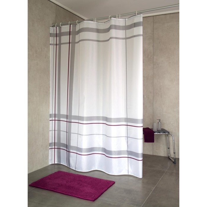 фото Штора для ванных комнат scotty цветной 180х200 см ridder