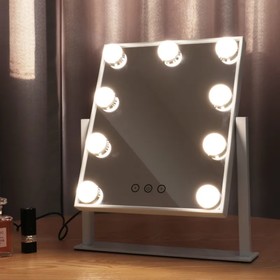 Зеркало OKIRA DP331, настольное, гримёрное, 28.5х24 см, 3200-6500 К, сенсор, 9 диодов, белое 75041
Зеркало OKIRA DP331, настольное, гримёрное, 28.5х24 см, 3200-6500 К, сенсор, 9 диодов, белое 75041