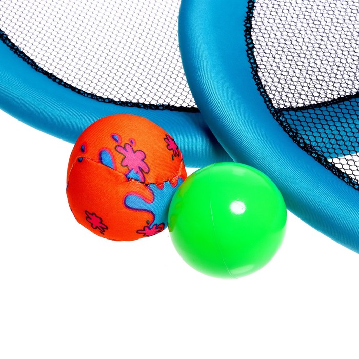 фото Игра 2 в1 «кидай-лови и летающий диск», мяч 6 см, диск 43 см