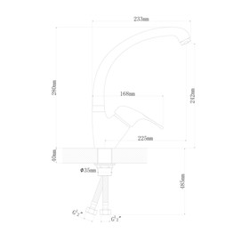 Смеситель для кухни Florentina «ОМЕГА» высокий излив, цвет капучино
Смеситель для кухни Florentina «ОМЕГА» высокий излив, цвет капучино