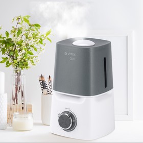 Увлажнитель воздуха Vitek VT-2334 W, ультразвуковой, 23 Вт, 2.8 л, до 25 м2, серый
Увлажнитель воздуха Vitek VT-2334 W, ультразвуковой, 23 Вт, 2.8 л, до 25 м2, серый