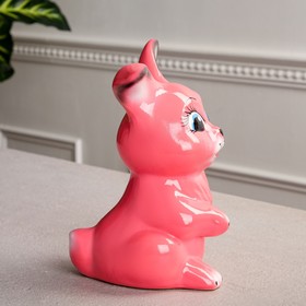 Копилка "Зайчик", розовая, керамика, 24 см
Копилка "Зайчик", розовая, керамика, 24 см