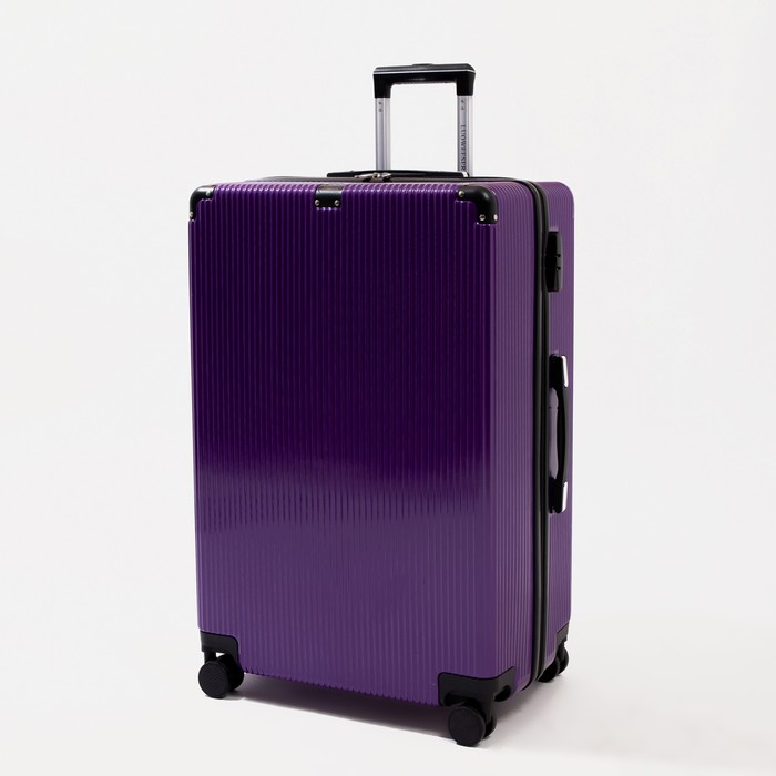 фото Чемодан большой 28", кодовый замок, цвет фиолетовый