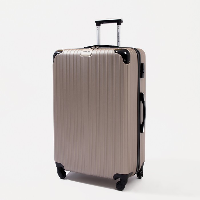 фото Чемодан большой 28", кодовый замок, цвет бронзовый