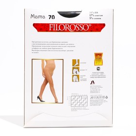 Колготки Filorosso, лечебно-профилактические для беременных, 70 den,1 класс, черный, размер 3
Колготки Filorosso, лечебно-профилактические для беременных, 70 den,1 класс, черный, размер 3