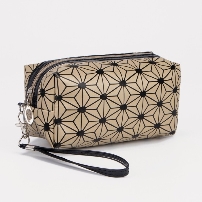 фото Косметичка дор абстракция, 20*8*8,5, отд на молнии, золотой