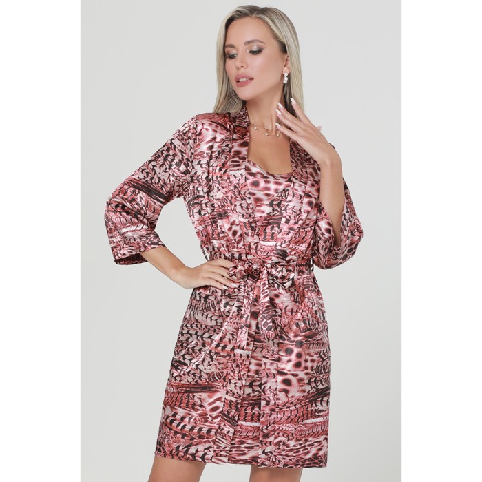 фото Халат женский «отдыхать красиво», размер 44 dstrend