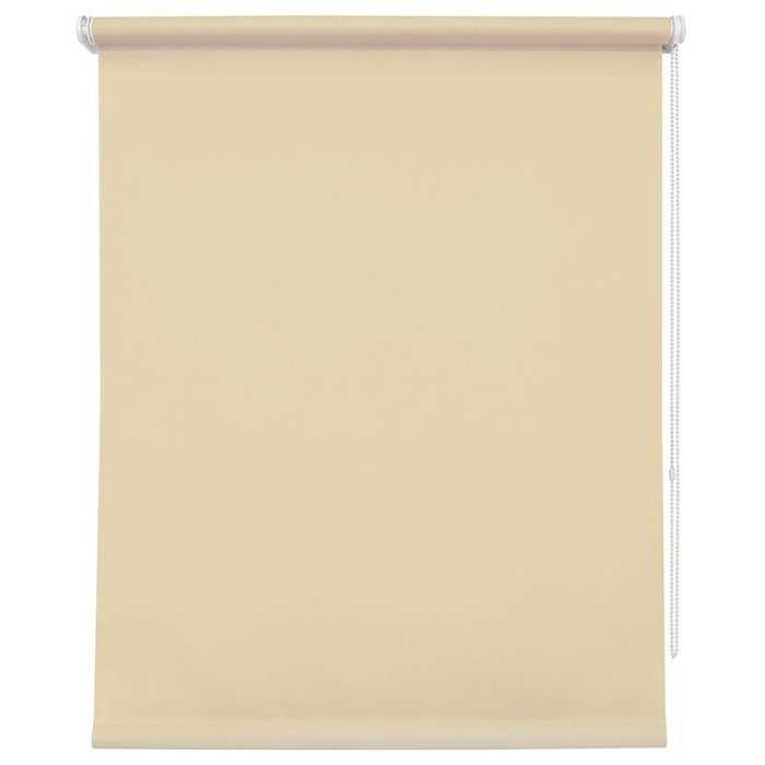 фото Рулонная штора «плайн», 50х175 см, цвет миндаль уют