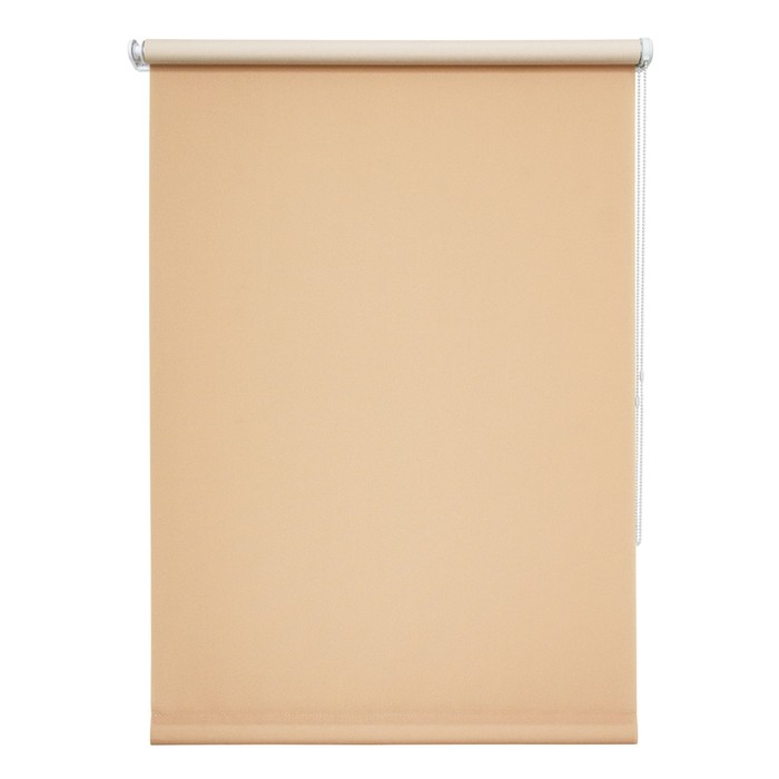 фото Рулонная штора «плайн», 160х175 см, цвет персиковый уют