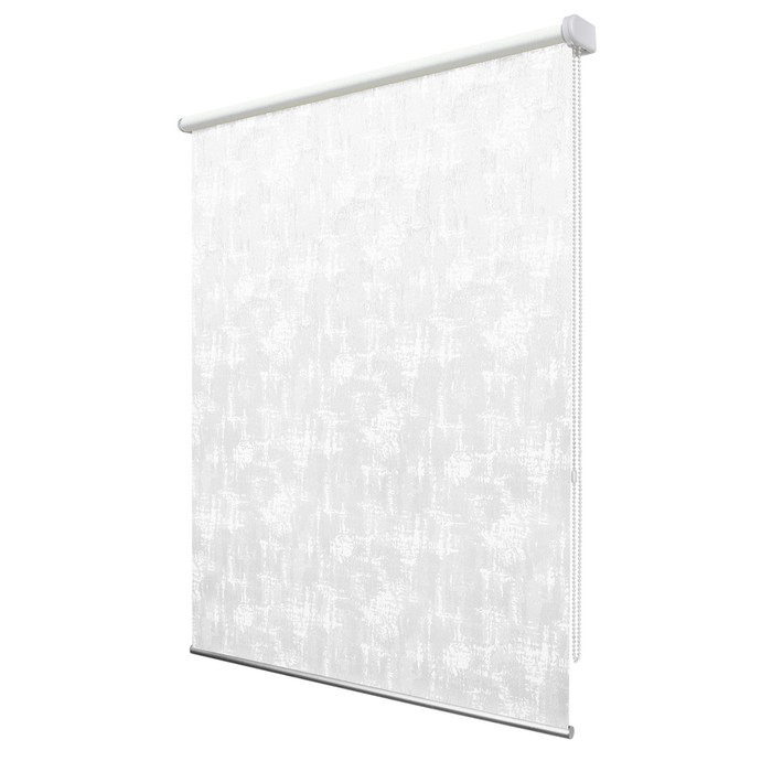 фото Рулонная штора blackout «итон», 140х175 см, цвет белый уют