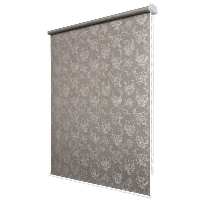 фото Рулонная штора «тюильри», 90х175 см, цвет табачный уют