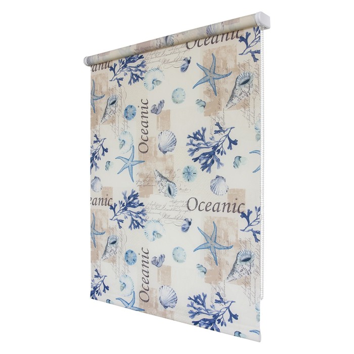 фото Рулонная штора «океан», 120х175 см, цвет уют