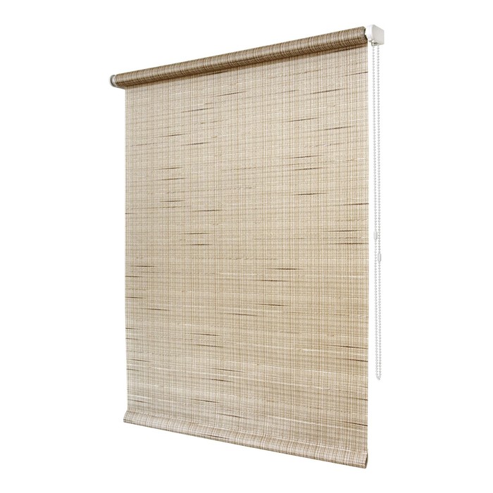 фото Рулонная штора «рига», 61х175 см, цвет бежевый уют