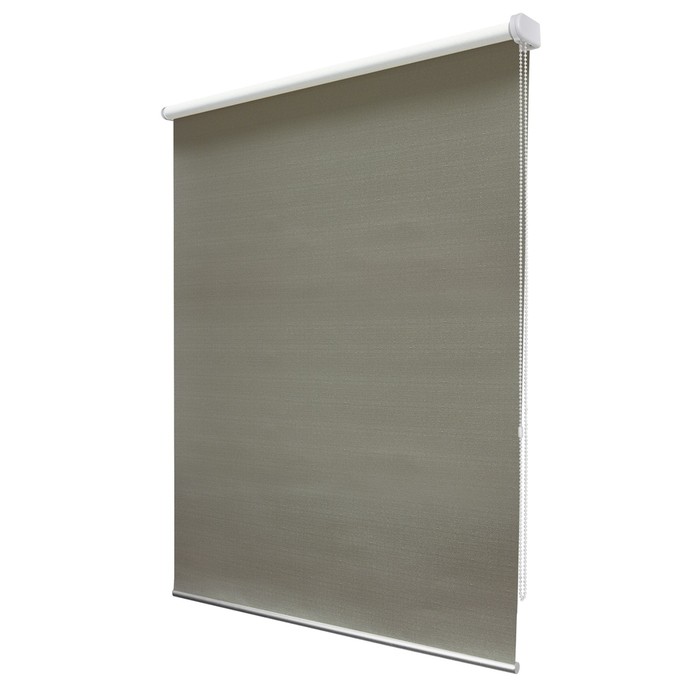 фото Рулонная штора blackout «неман», 48х175 см, цвет табачный уют