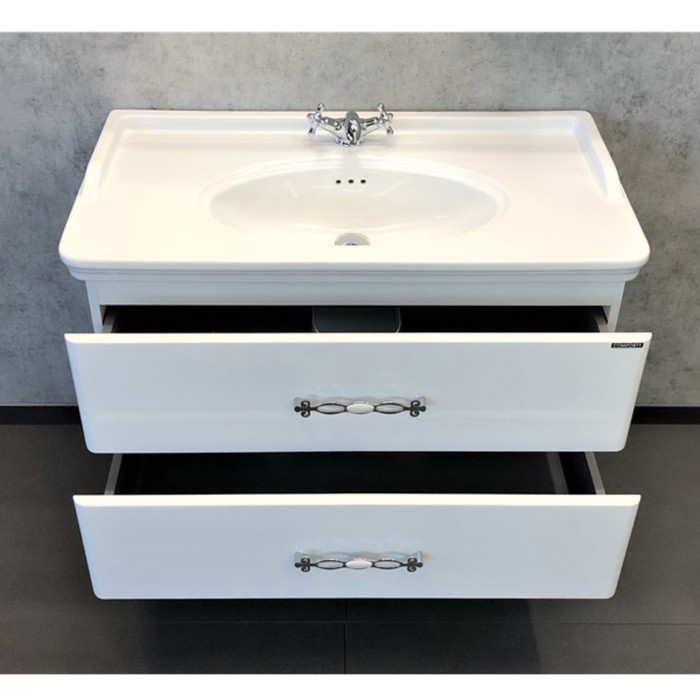 фото Раковина мебельная comforty 50110, накладная, 100 см