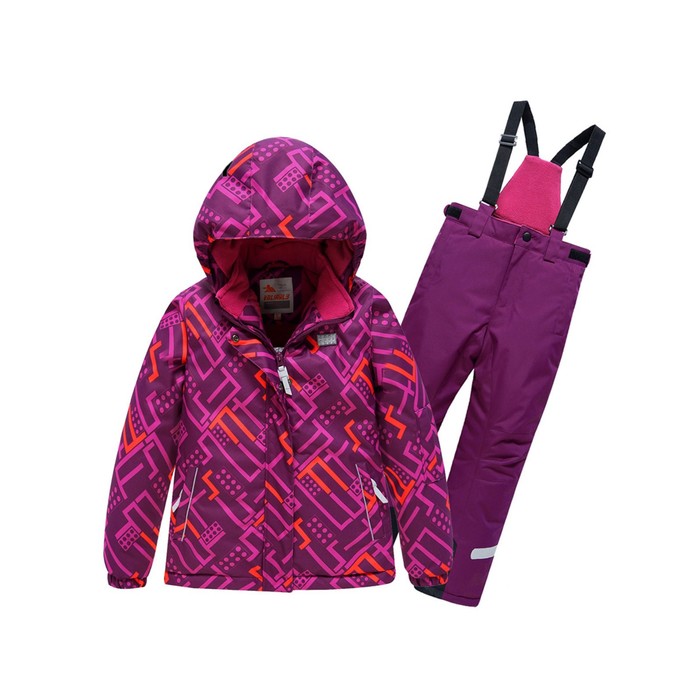 фото Горнолыжный костюм valianly детский фиолетового цвета, рост 98 mtforce