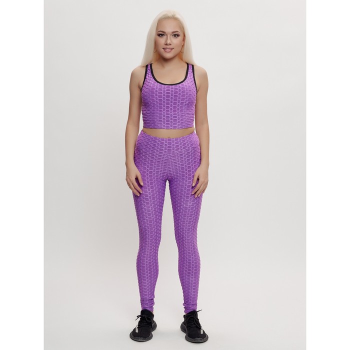 фото Костюм для фитнеса женский фиолетового цвета, размер 40-42 mtforce