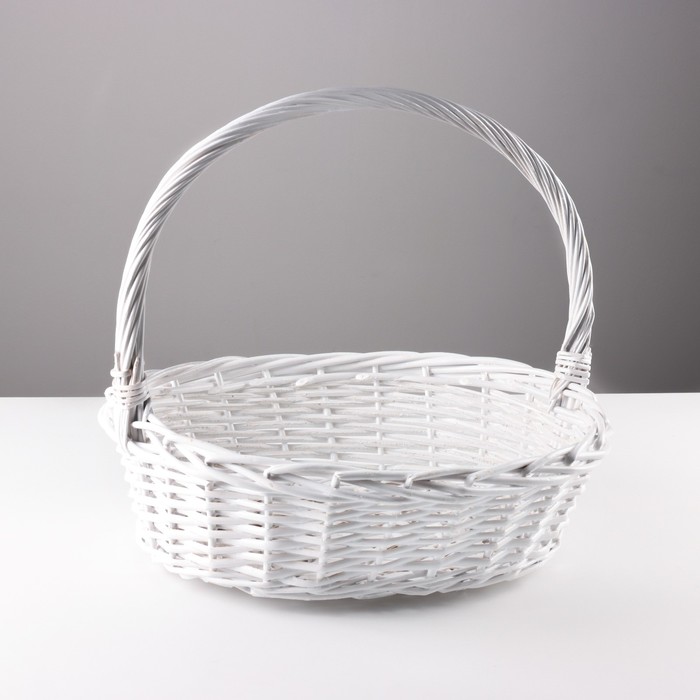 фото Корзина плетеная, 44х34х14х40 см, лоза