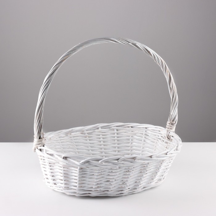 фото Корзина плетеная, 39х29х13х36 см, лоза