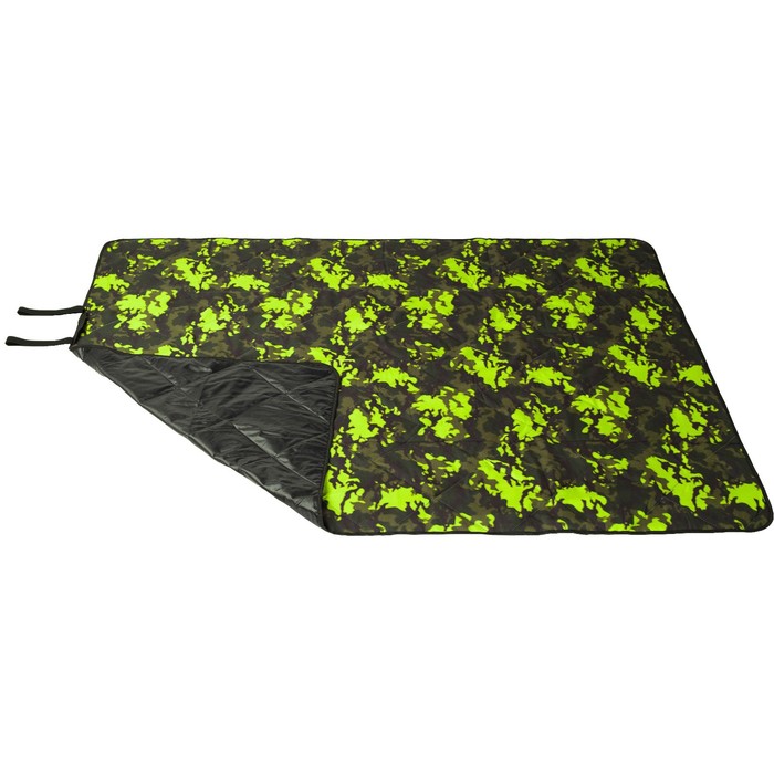 фото Плед для пикника «темно-зелёный камуфляж», размер 140x170 см сирень