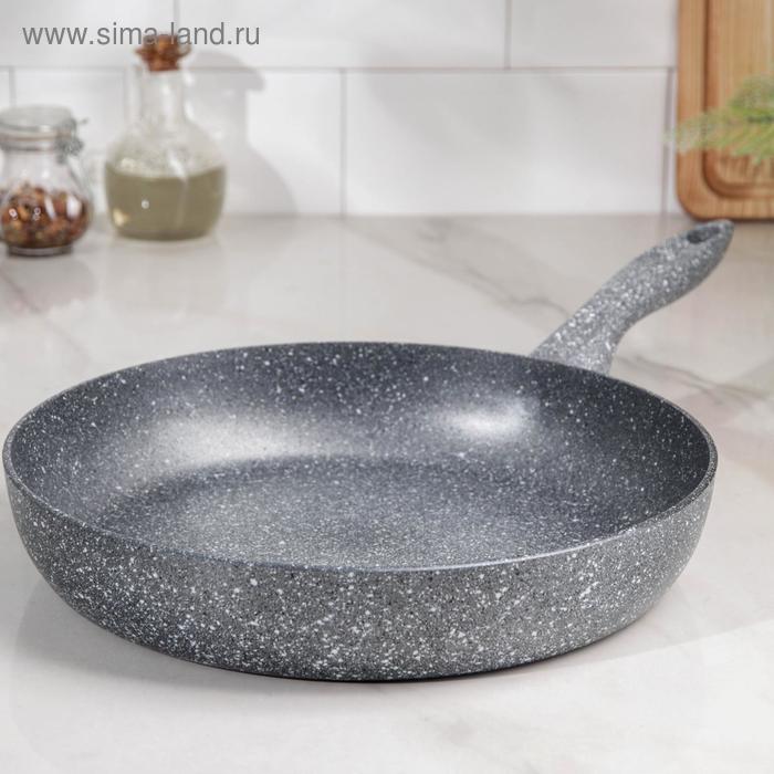 Сковорода Stone Pan, d=28 см, пластиковая ручка, антипригарное покрытие, цвет серый
Сковорода Stone Pan, d=28 см, пластиковая ручка, антипригарное покрытие, цвет серый