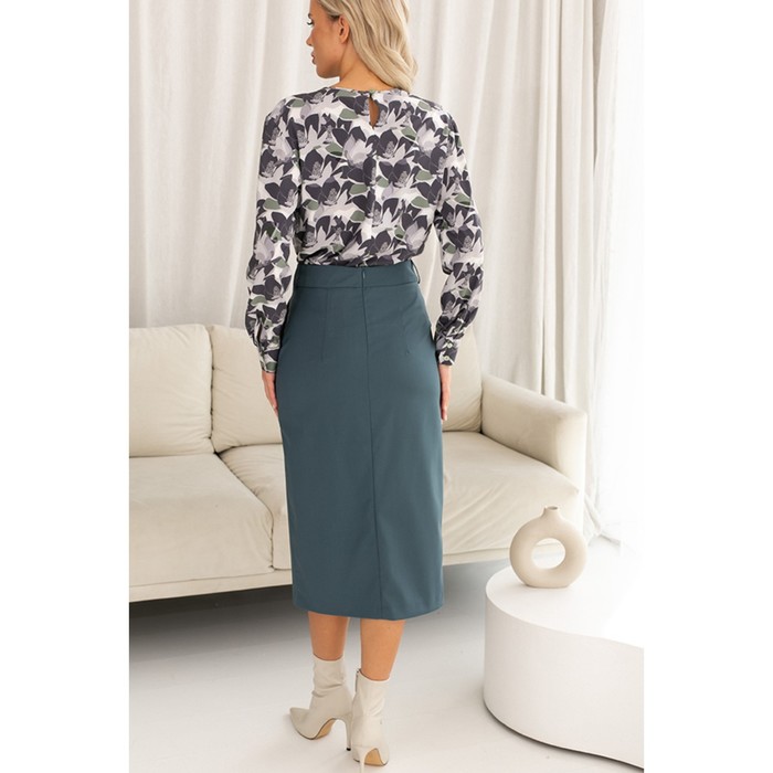 фото Юбка женская, размер 42, цвет зелёный eliseeva olesya