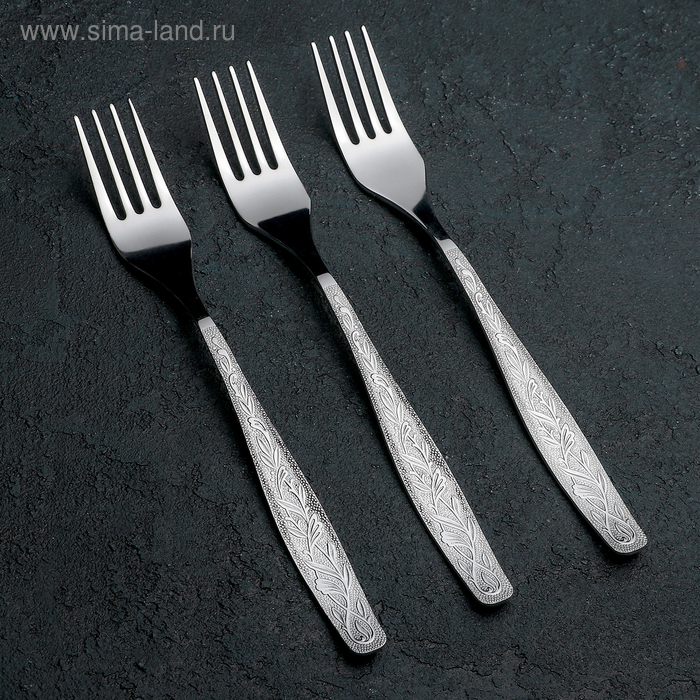 Набор столовых вилок «Уралочка», толщина 2 мм, на подвеске «Универсал», 3 шт, цвет серебряный
Набор столовых вилок «Уралочка», толщина 2 мм, на подвеске «Универсал», 3 шт, цвет серебряный