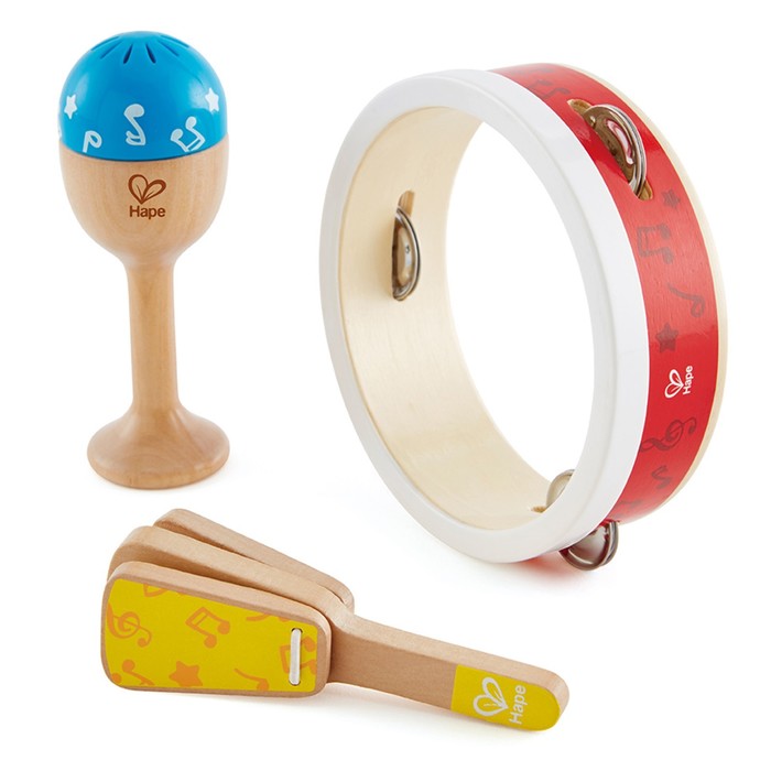 фото Музыкальная игрушка «детский набор перкуссионных инструментов» hape