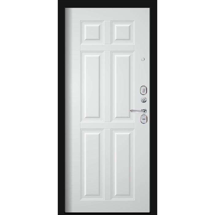 Входная дверь «Рубин», 870 × 2050 мм, левая, цвет софт белый / софт графит / муар чёрный
Входная дверь «Рубин», 870 × 2050 мм, левая, цвет софт белый / софт графит / муар чёрный