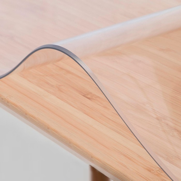 фото Скатерть «гибкое стекло», толщина 1 мм, 80х80 см