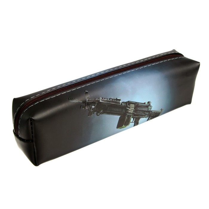 фото Пенал школьный на молнии "миллитари", микс calligrata