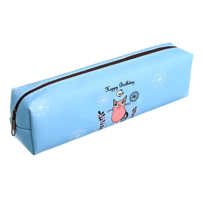 фото Пенал школьный на молнии "зверьки", микс calligrata