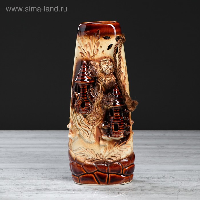 Ваза керамическая "Зарина", настольная, с замками, лепка, декор, 30 см, микс
Ваза керамическая "Зарина", настольная, с замками, лепка, декор, 30 см, микс