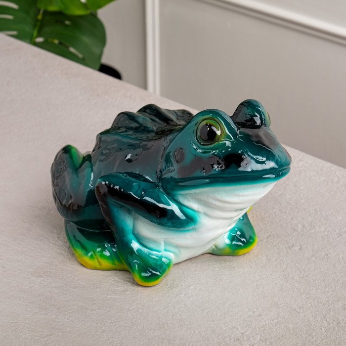 Копилка "Лягушка", глянец, зелёный цвет, керамика, 18 см
Копилка "Лягушка", глянец, зелёный цвет, керамика, 18 см