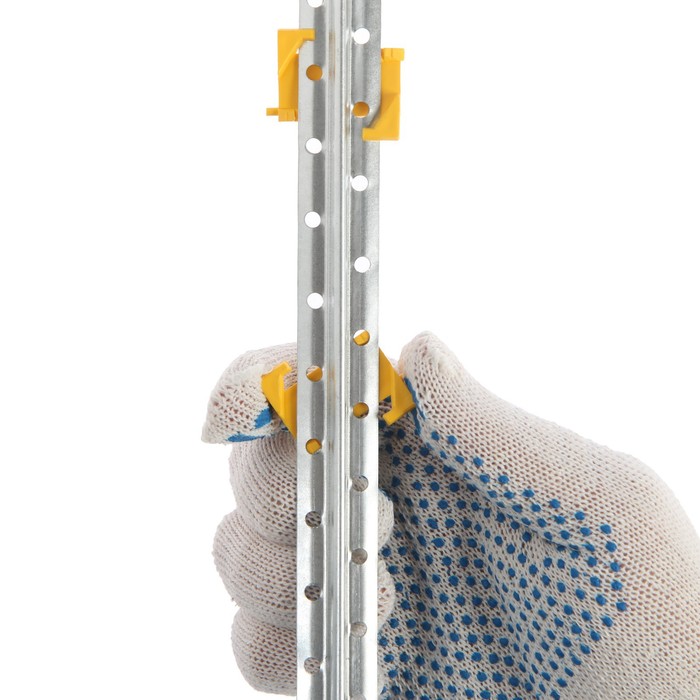 фото Крепления для штукатурных маяков тундра, 100 штук