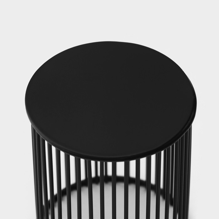 фото Сушилка для столовых приборов доляна «лофт», 8×8×10 см, цвет чёрный
