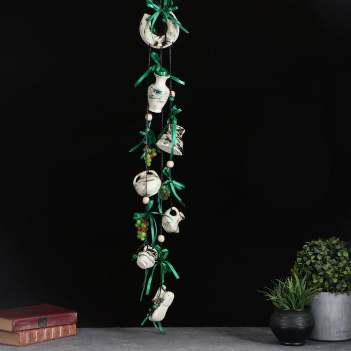 Оберег "Малахит", зелёный виноград, керамика, 80 см
Оберег "Малахит", зелёный виноград, керамика, 80 см