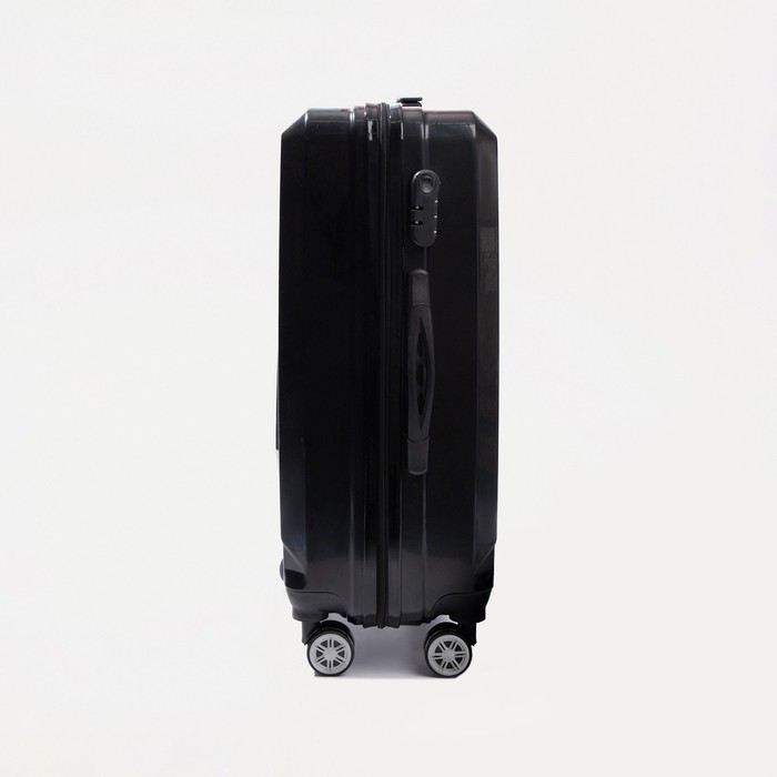 фото Чемодан средний 24", кодовый замок, цвет чёрный