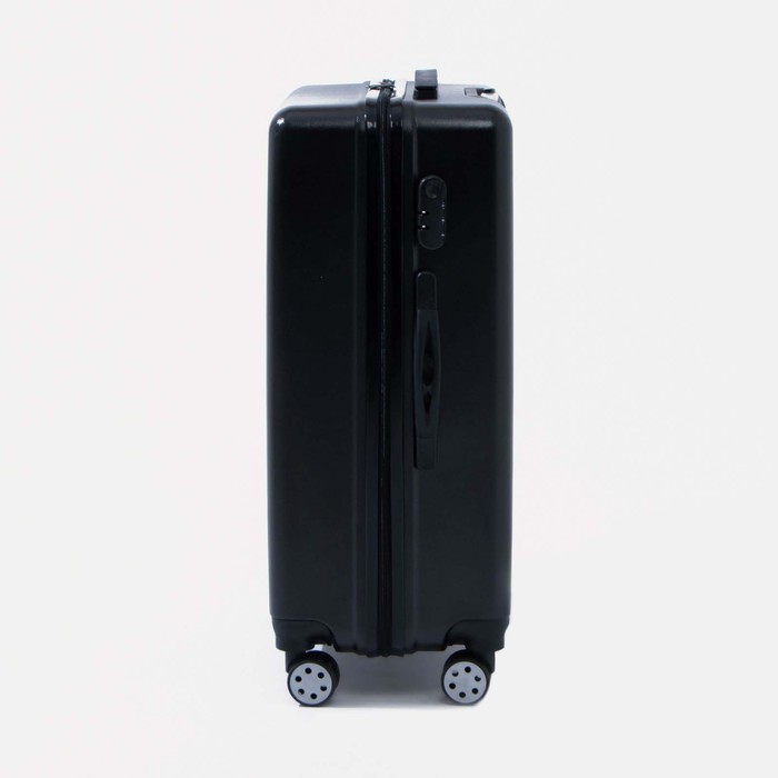 фото Чемодан большой 26" на молнии, кодовый замок, цвет чёрный