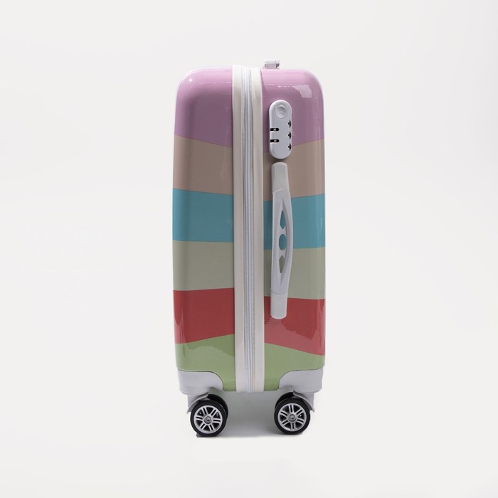 фото Чемодан малый 20", кодовый замок, цвет разноцветный